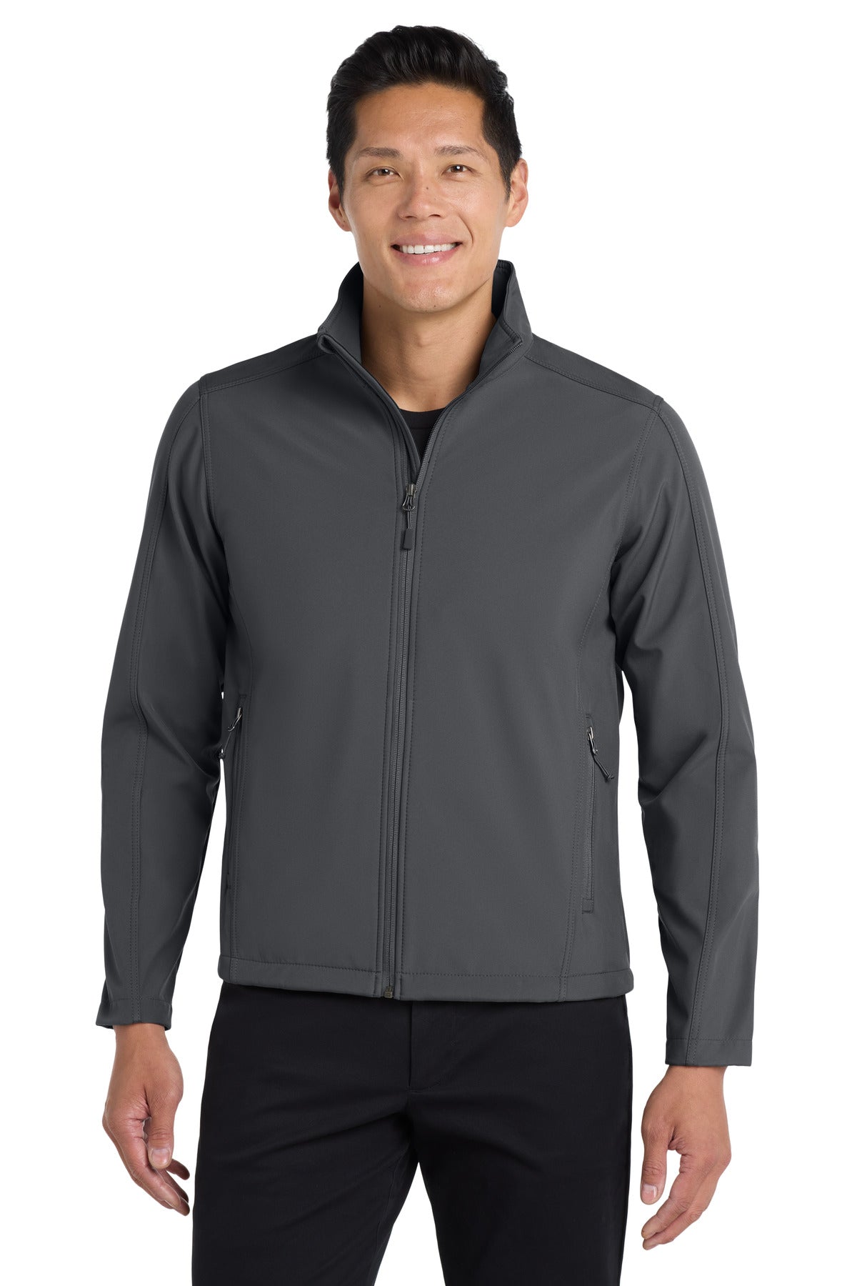 Port Authority Core Soft Shell Jacket J317 Battleship Grey