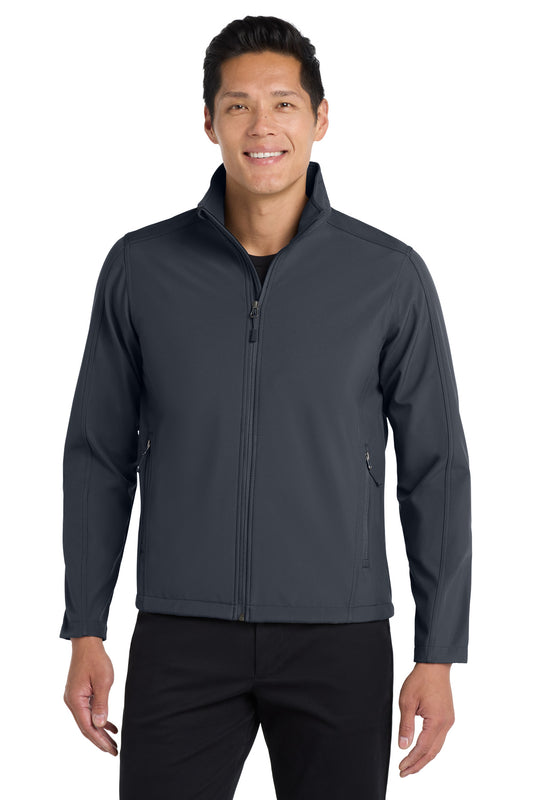 Port Authority Tall Core Soft Shell Jacket. TLJ317 Battleship Grey Tall