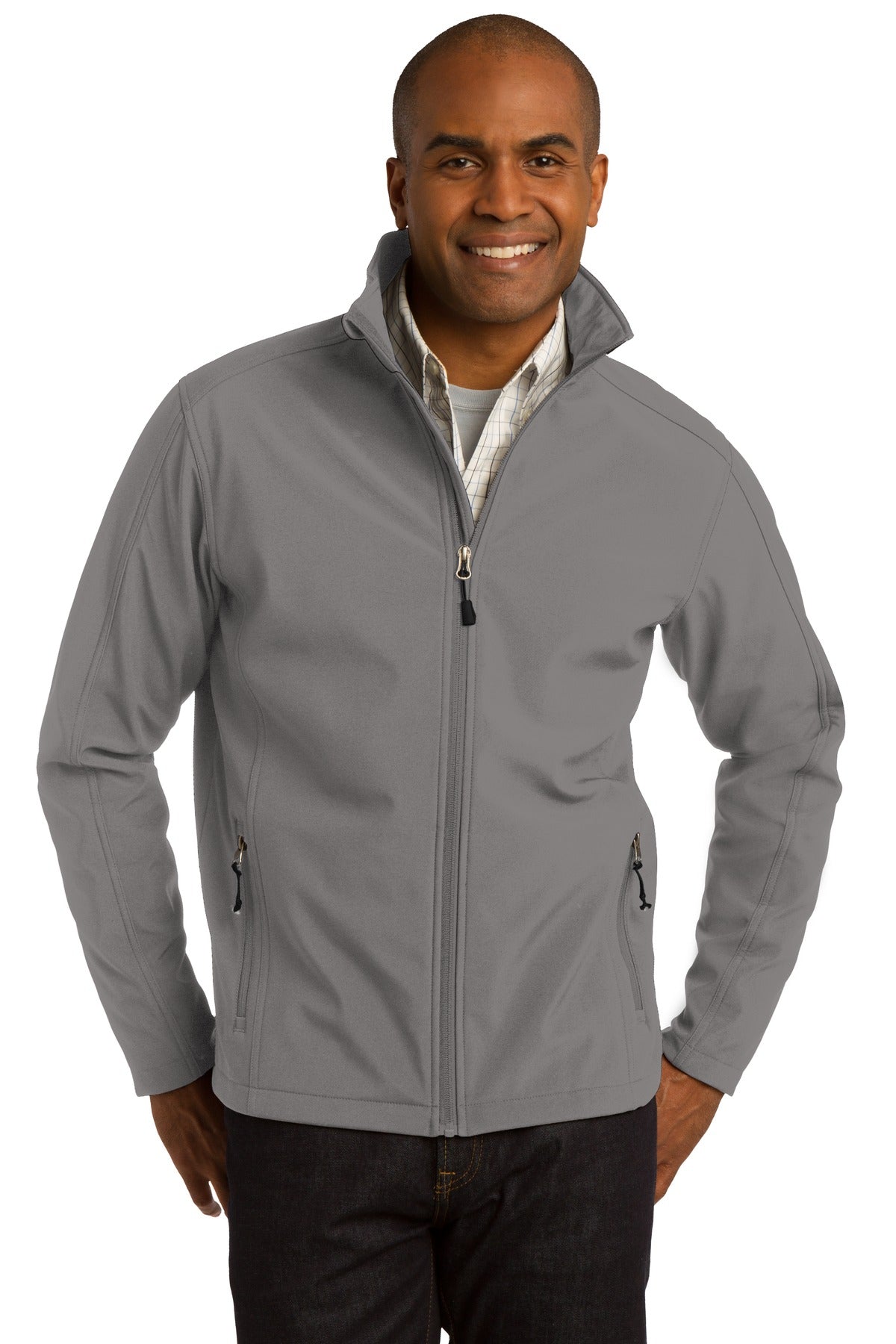 Port Authority Core Soft Shell Jacket J317 Deep Smoke