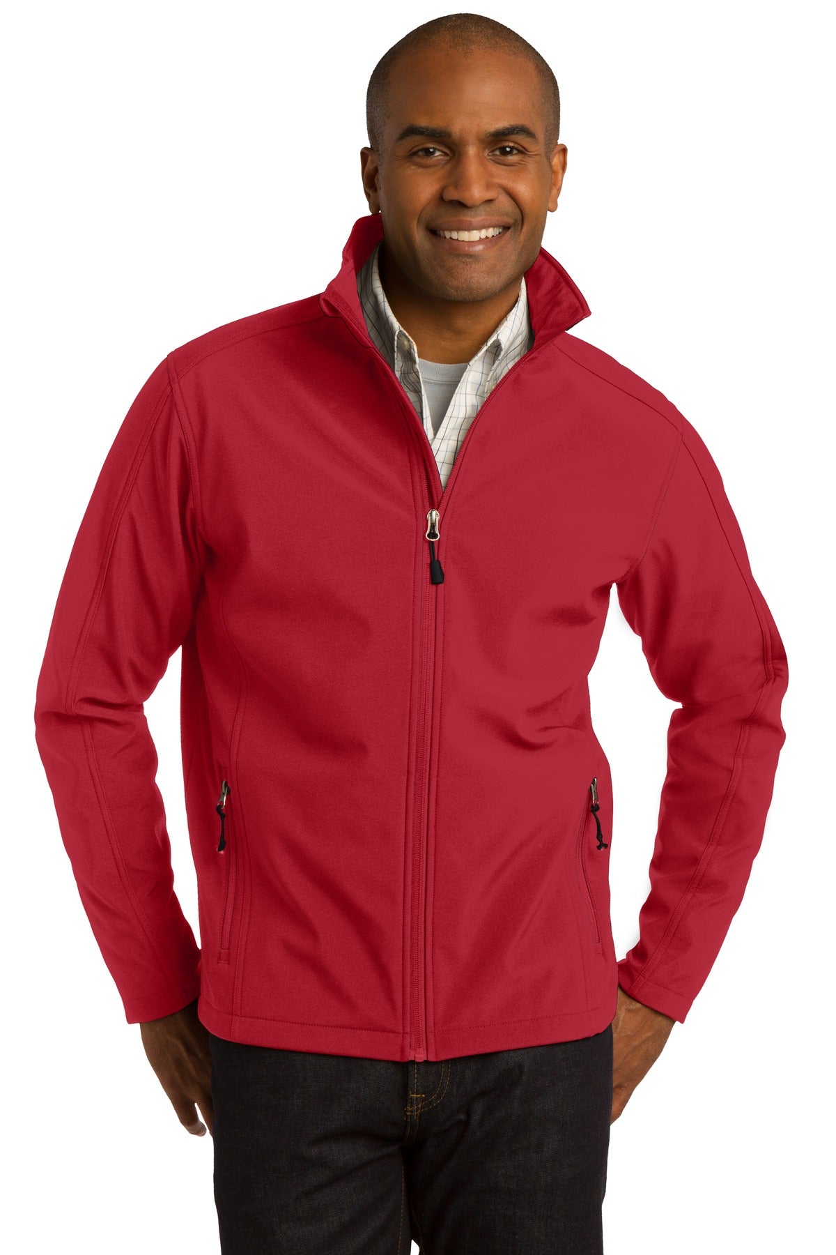 Port Authority Core Soft Shell Jacket J317 Rich Red