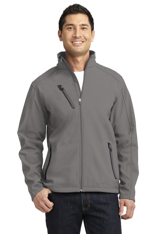 Port Authority Welded Soft Shell Jacket. J324 Deep Smoke
