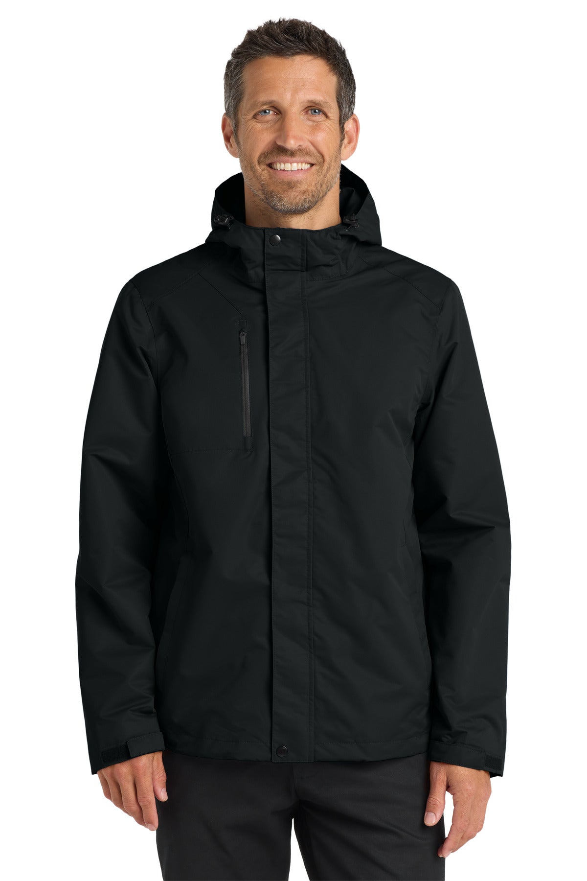 Port Authority All-Conditions Jacket J331 Black