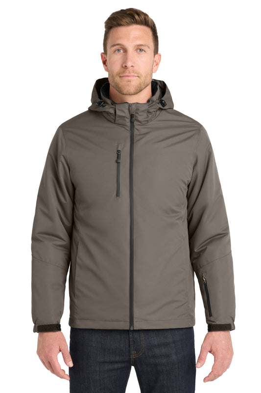 Port Authority Vortex Waterproof 3-in-1 Jacket. J332 Deep Smoke/ Charcoal