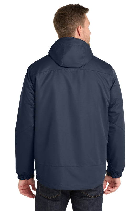 Port Authority Vortex Waterproof 3-in-1 Jacket. J332 River Blue Navy/ River Blue Navy