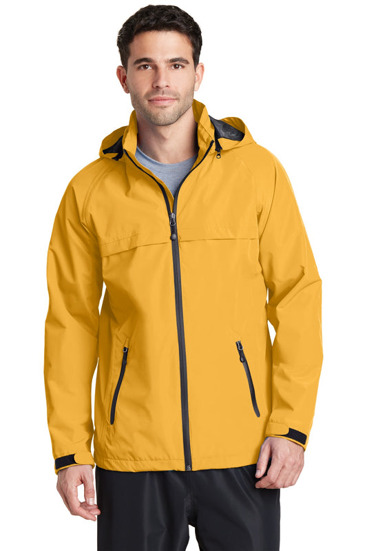 Port Authority Torrent Waterproof Jacket. J333 Slicker Yellow