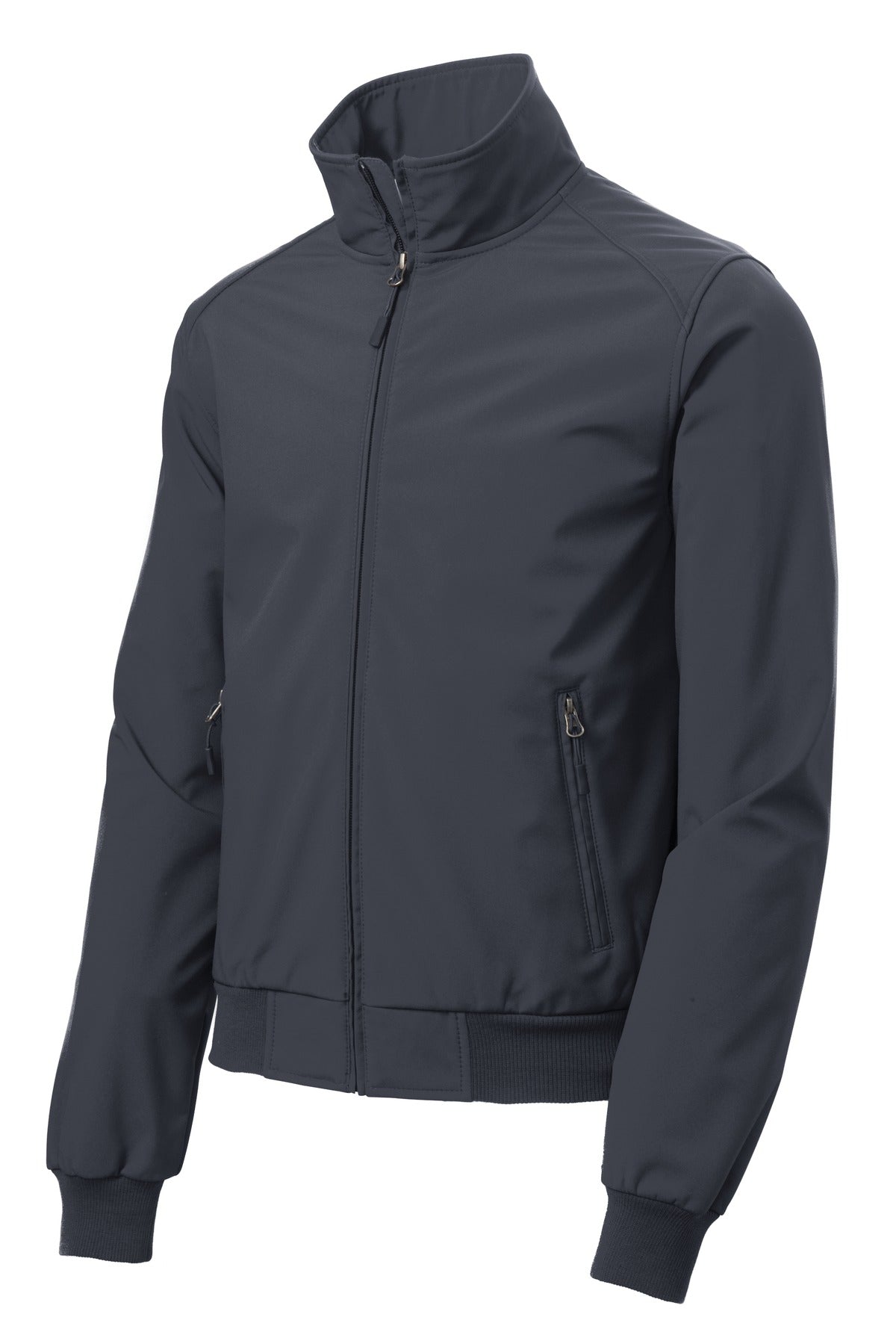 Port Authority Soft Shell Bomber Jacket. J337 Battleship Grey