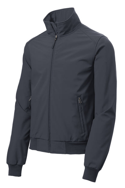 Port Authority Soft Shell Bomber Jacket. J337 Battleship Grey