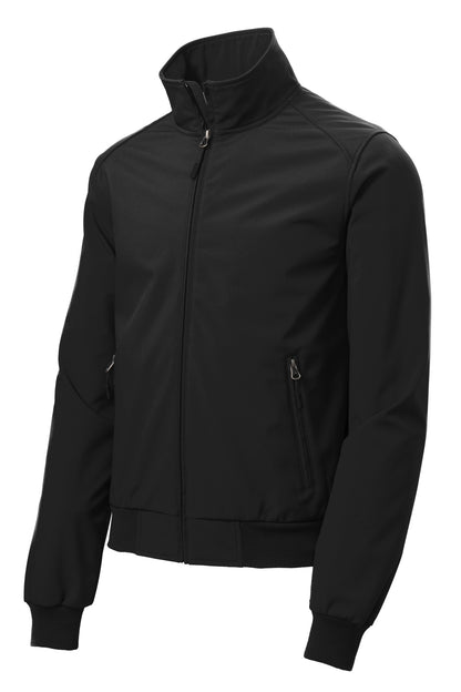 Port Authority Soft Shell Bomber Jacket. J337 Black