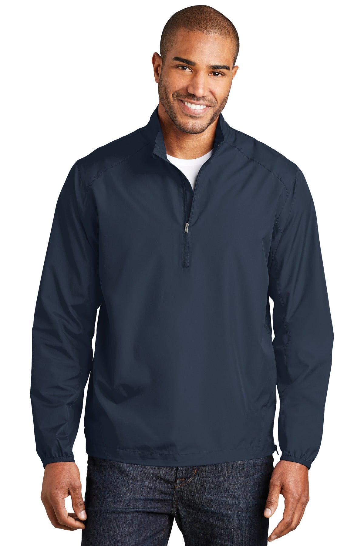 Port Authority Zephyr 1/2-Zip Pullover. J343 Dress Blue Navy