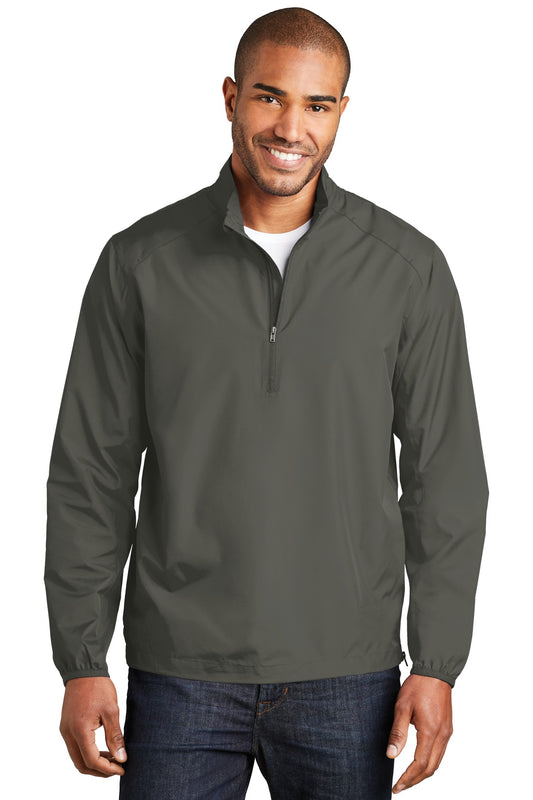 Port Authority Zephyr 1/2-Zip Pullover. J343 Grey Steel