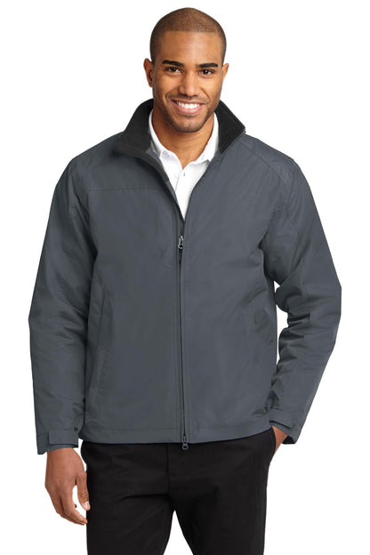 Port Authority Challenger II Jacket J354 Steel Grey/ True Black
