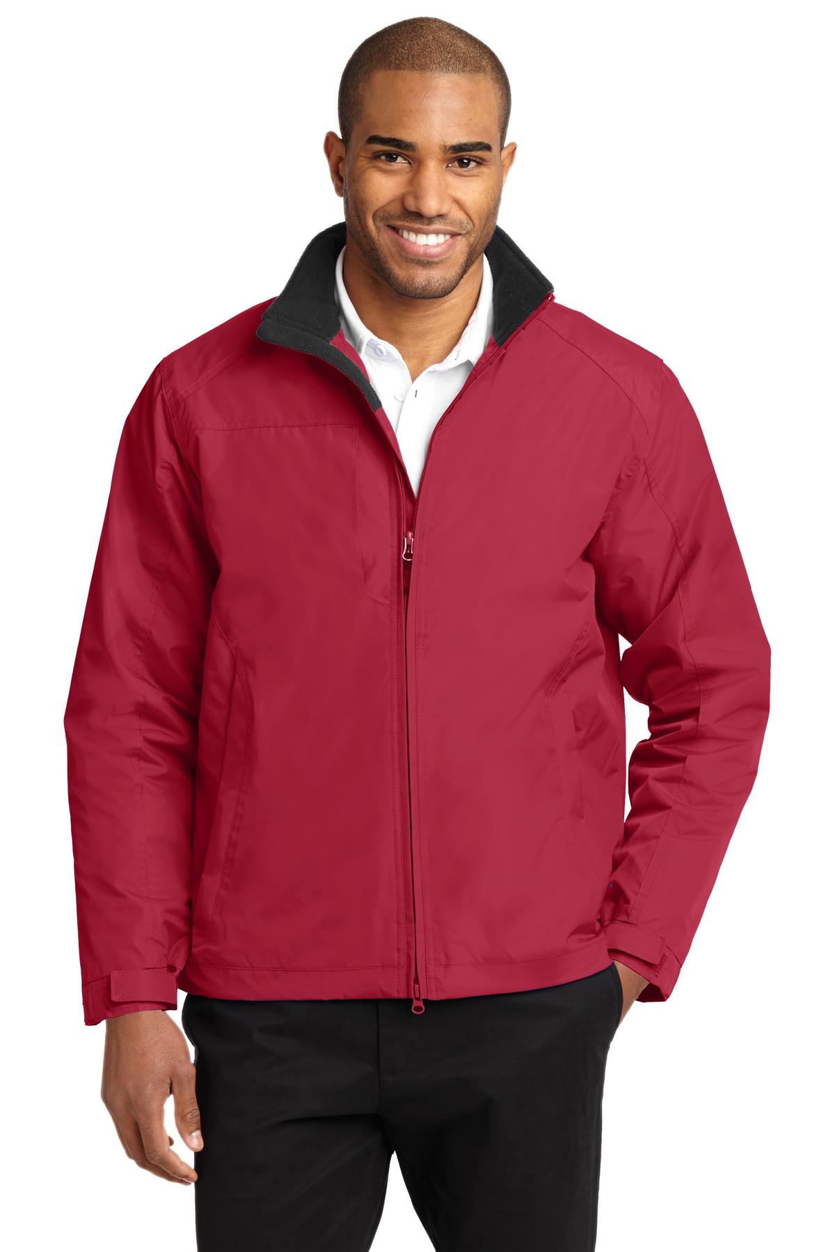 Port Authority Challenger II Jacket. J354 True Red/ True Black
