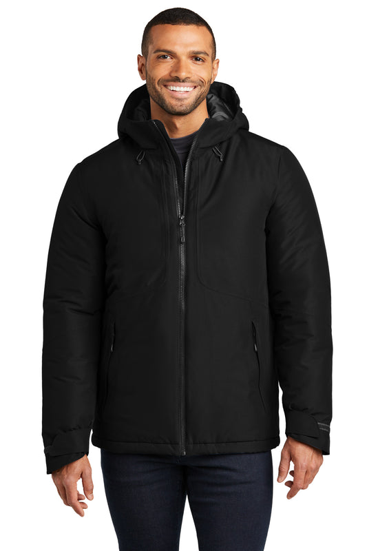 Port Authority Venture Waterproof Insulated Jacket J362 Deep Black