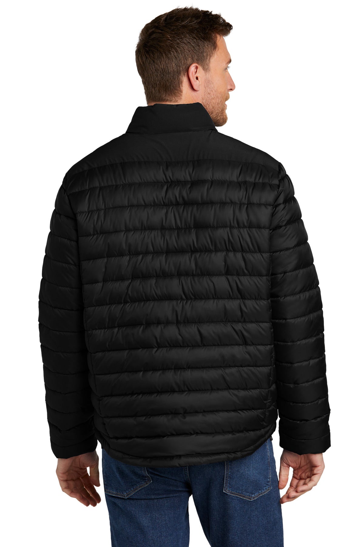 Port Authority Horizon Puffy Jacket J364 Deep Black