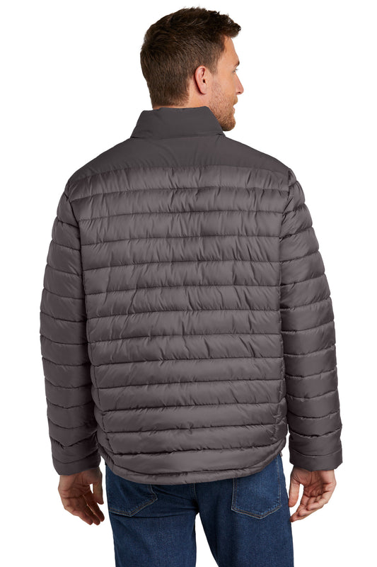 Port Authority Horizon Puffy Jacket J364 Deep Smoke/ Grey Smoke