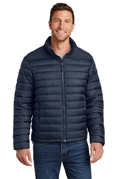 Port Authority Horizon Puffy Jacket J364 Dress Blue Navy
