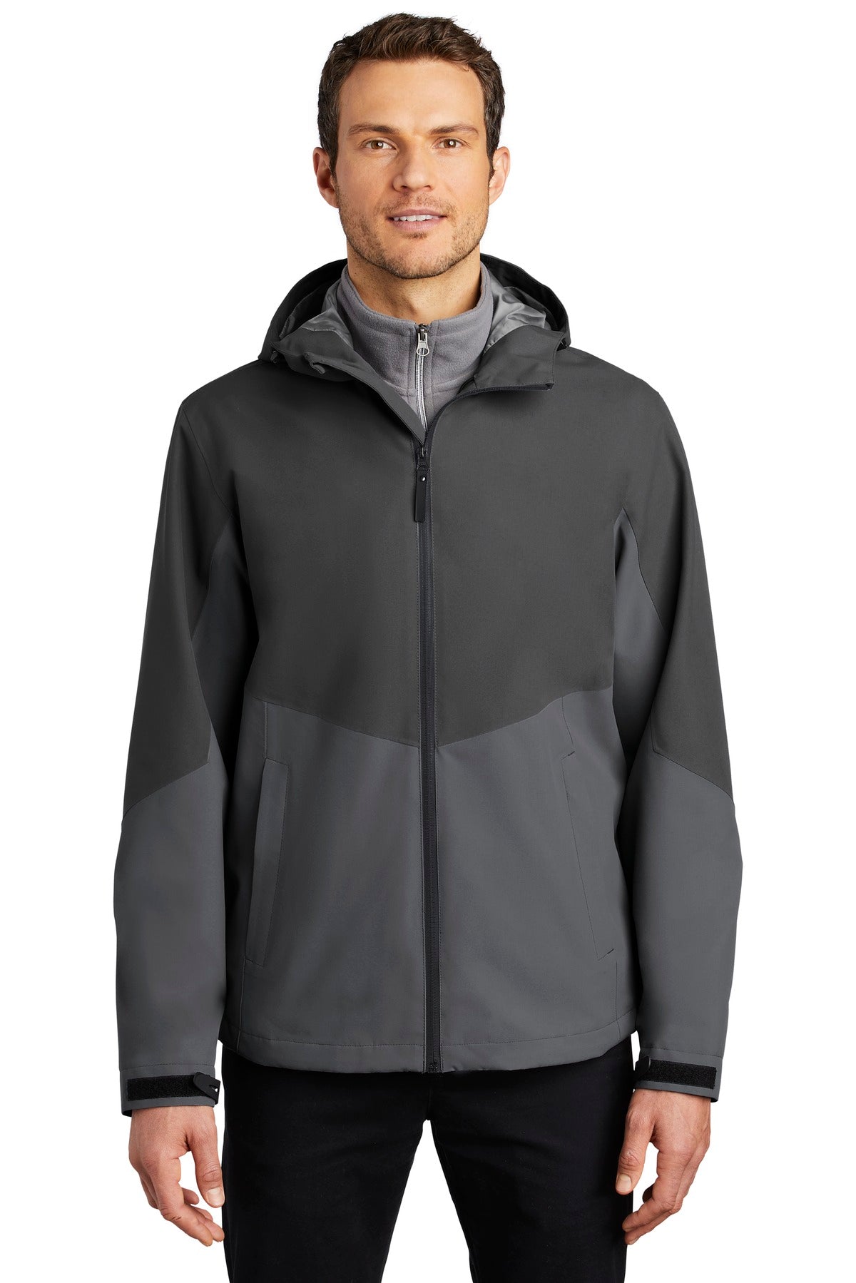 Port Authority  Tech Rain Jacket J406 Storm Grey/ Shadow Grey