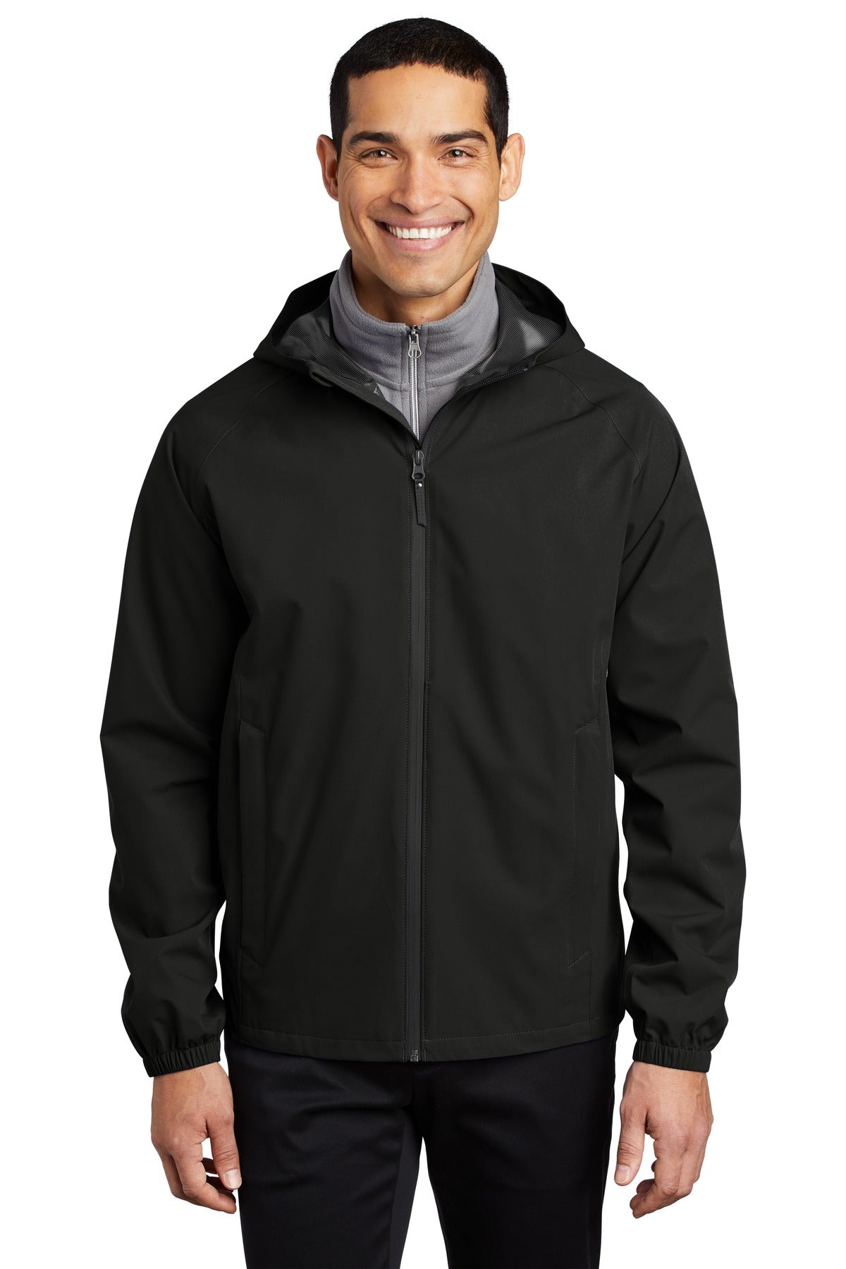 Port Authority  Essential Rain Jacket J407 Deep Black