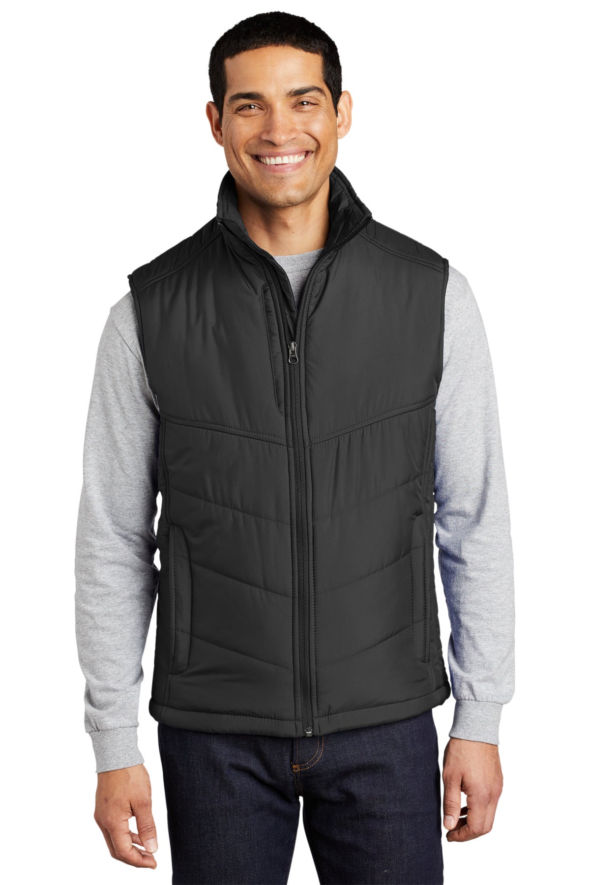 Port Authority Puffy Vest J709 Black/ Black