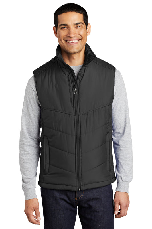 Port Authority Puffy Vest. J709 Black/ Black