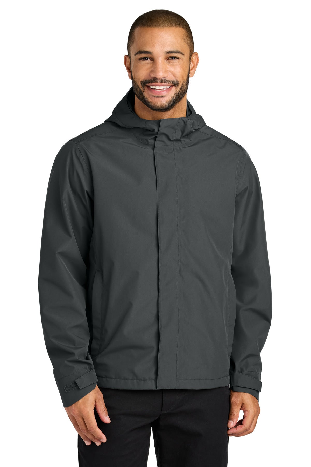 Port Authority C-FREE Rain Jacket J714 Grey Steel