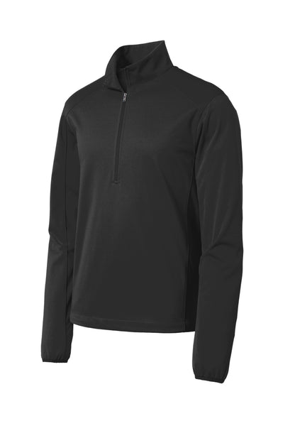 Port Authority Active 1/2-Zip Soft Shell Jacket J716 Deep Black