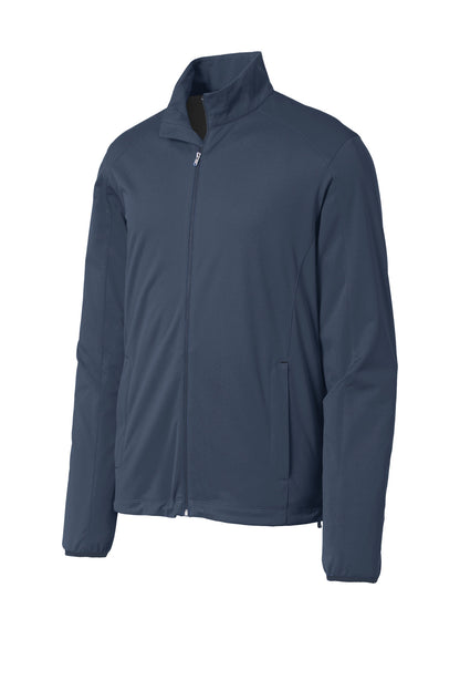 Port Authority Active Soft Shell Jacket. J717 Dress Blue Navy