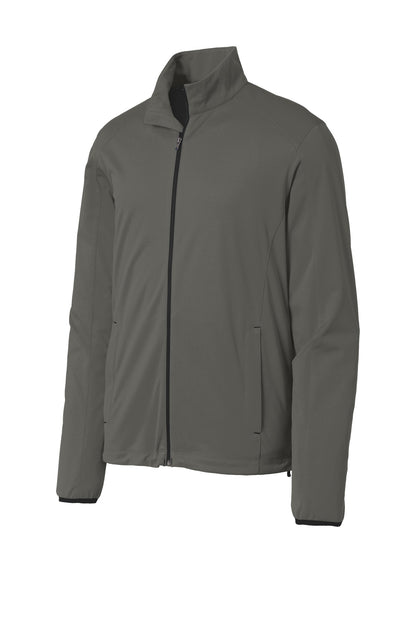 Port Authority Active Soft Shell Jacket. J717 Grey Steel
