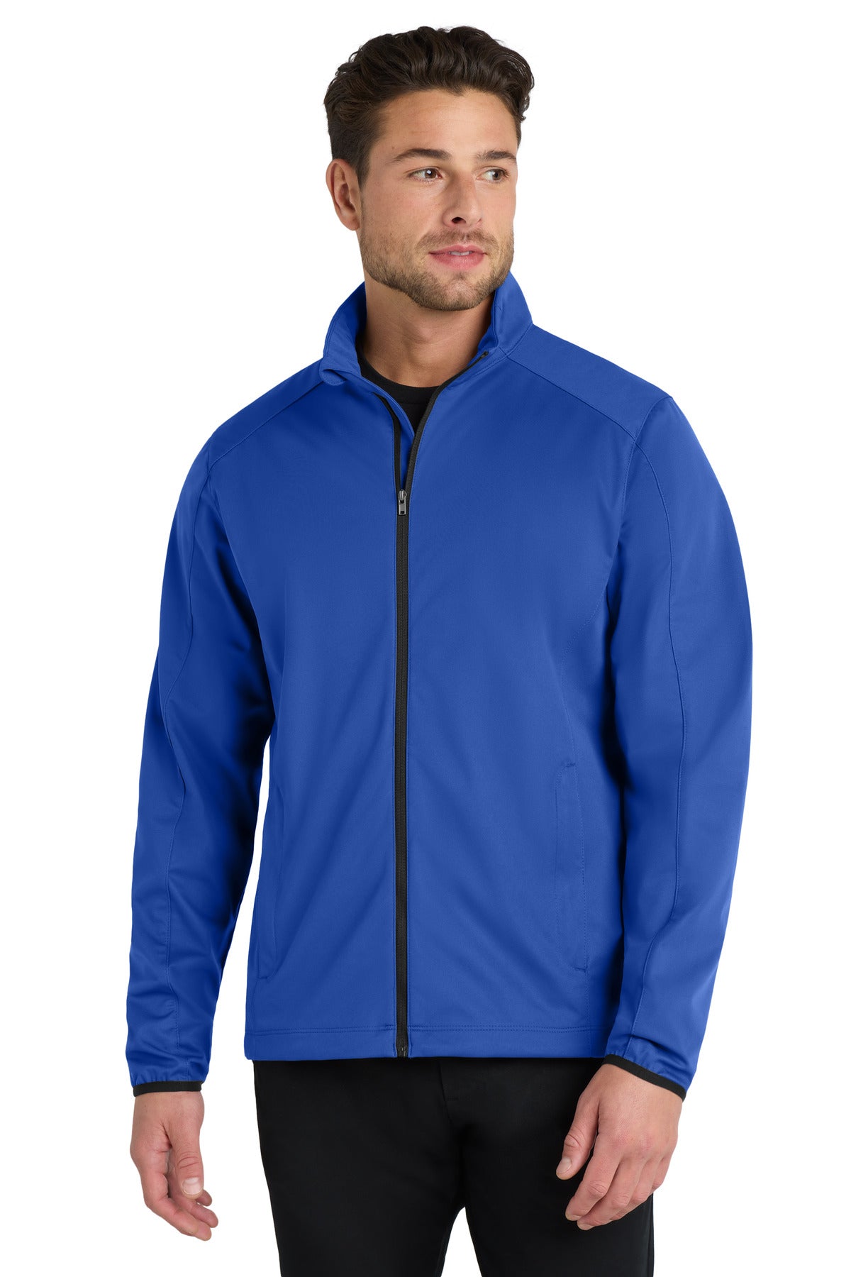 Port Authority Active Soft Shell Jacket J717 True Royal
