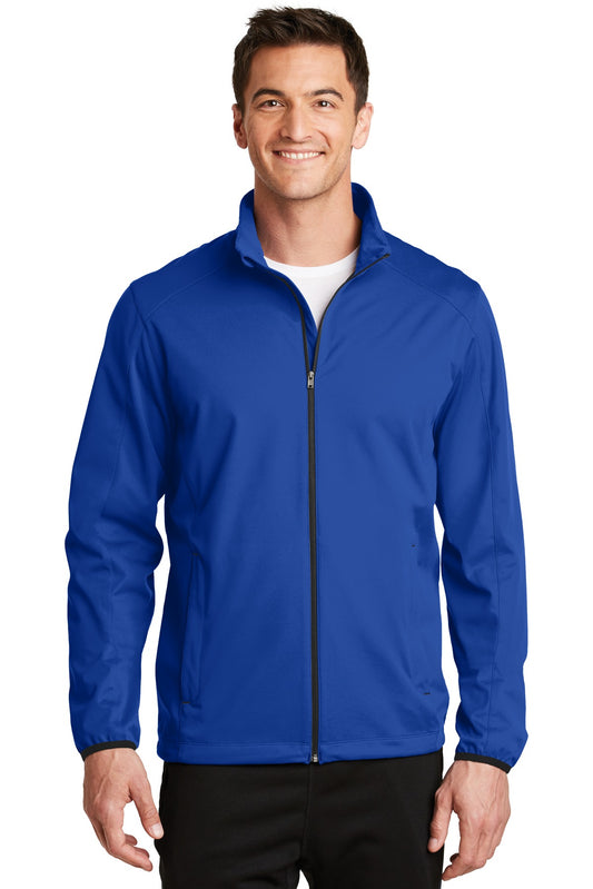 Port Authority Active Soft Shell Jacket. J717 True Royal