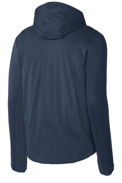 Port Authority Active Hooded Soft Shell Jacket. J719 Dress Blue Navy