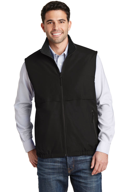 Port Authority Reversible Charger Vest. J7490 True Black/ Black