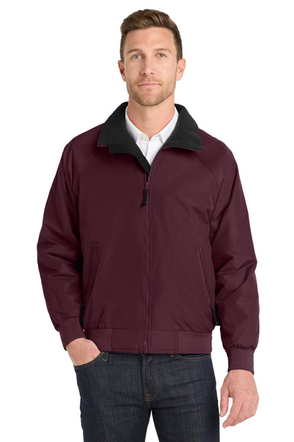 Port Authority Challenger Jacket J754 Maroon/ True Black