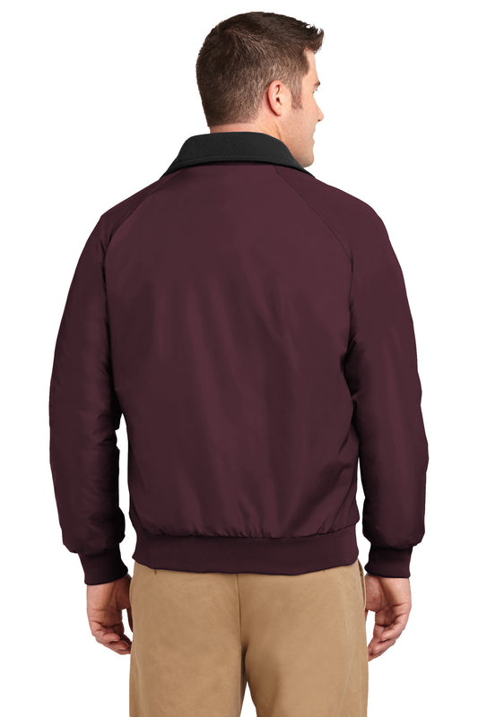 Port Authority Challenger Jacket. J754 Maroon/ True Black