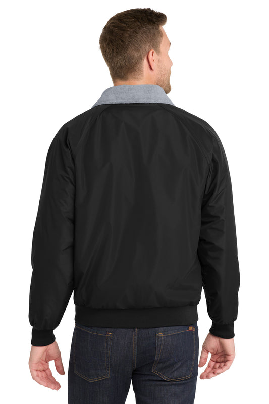 Port Authority Challenger Jacket J754 True Black/ Grey Heather