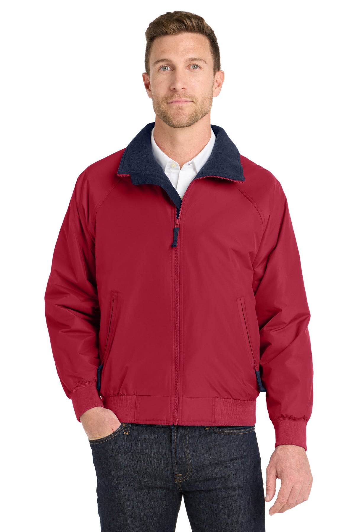 Port Authority Challenger Jacket. J754 True Red/ True Navy