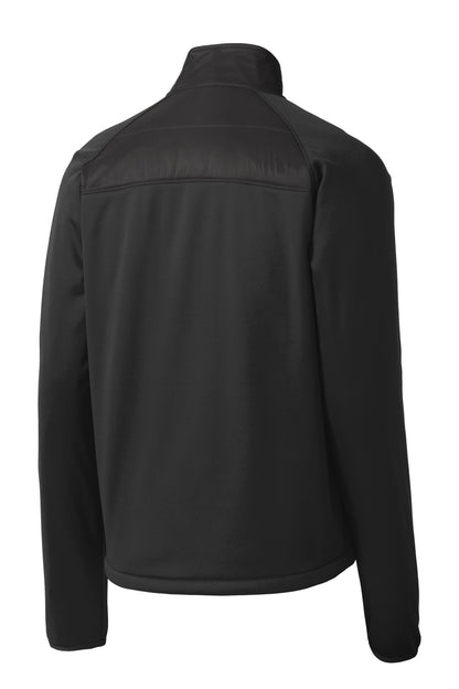 Port Authority Hybrid Soft Shell Jacket. J787 Deep Black