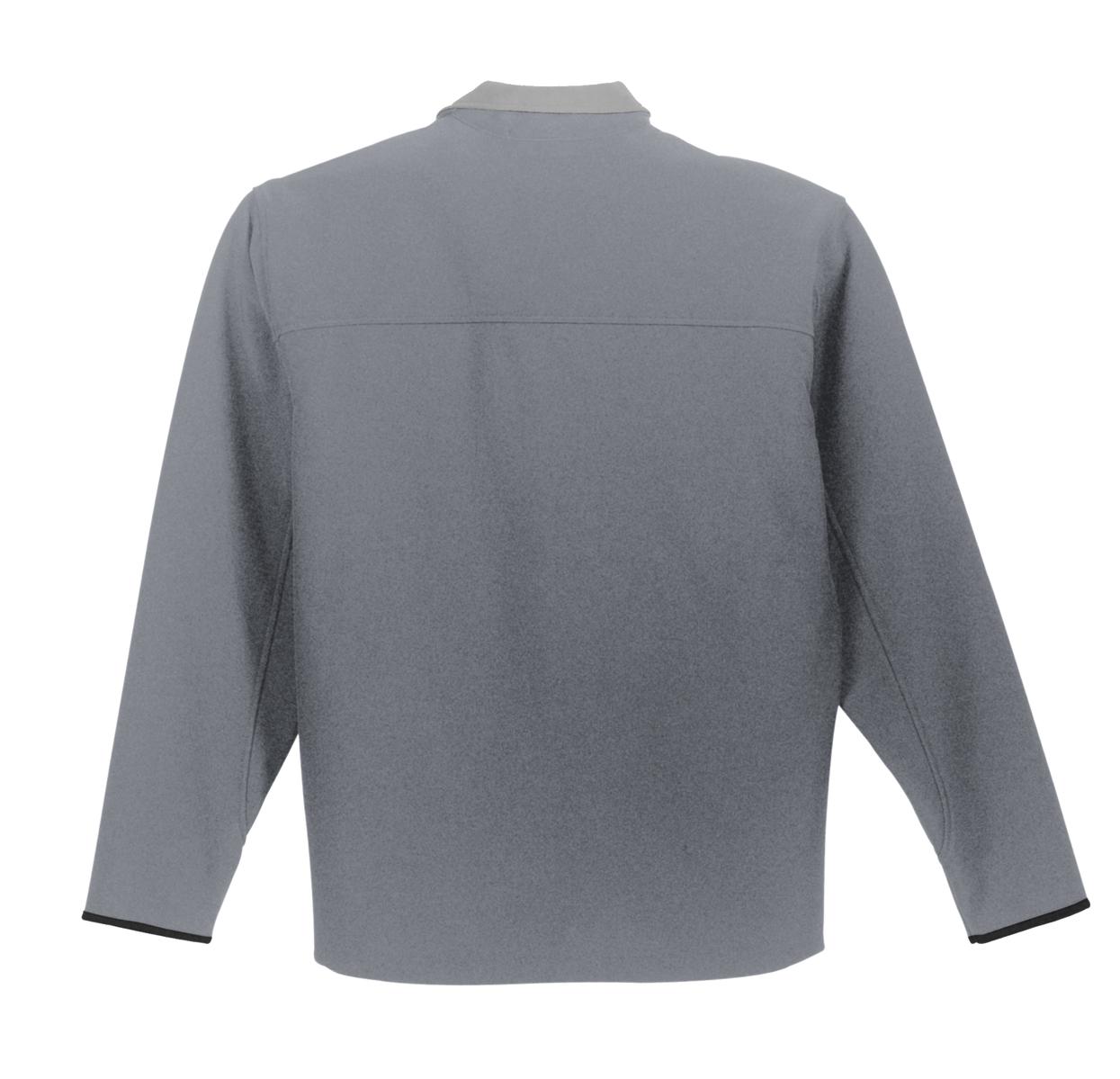 Port Authority Glacier Soft Shell Jacket.  J790 Smoke Grey/ Chrome