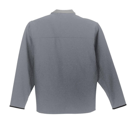 Port Authority Glacier Soft Shell Jacket.  J790 Smoke Grey/ Chrome