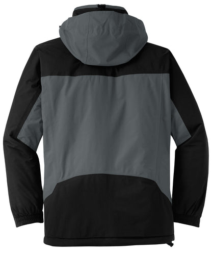 Port Authority Tall Nootka Jacket. TLJ792 Graphite/ Black Tall