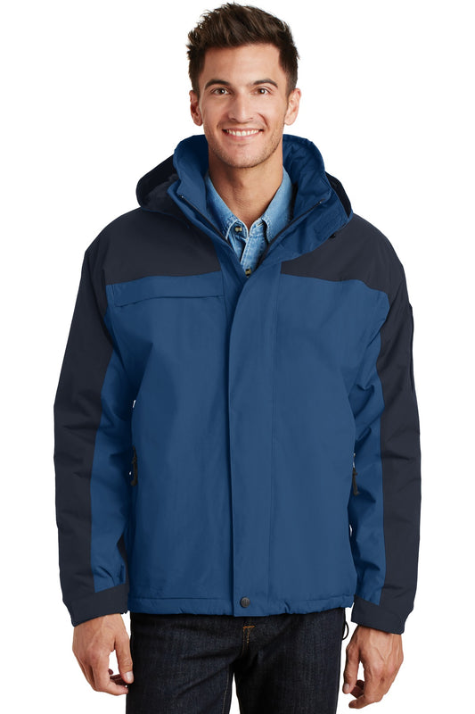Port Authority Nootka Jacket.  J792 Regatta Blue/ Navy