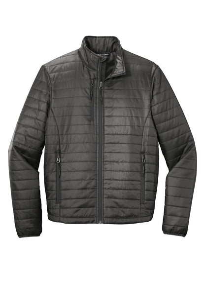 Port Authority  Packable Puffy Jacket J850 Sterling Grey/ Graphite