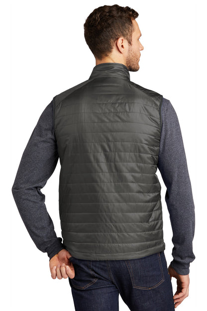 Port Authority  Packable Puffy Vest J851 Sterling Grey/ Graphite