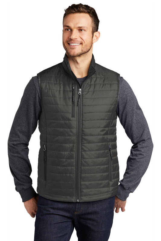 Port Authority  Packable Puffy Vest J851 Sterling Grey/ Graphite