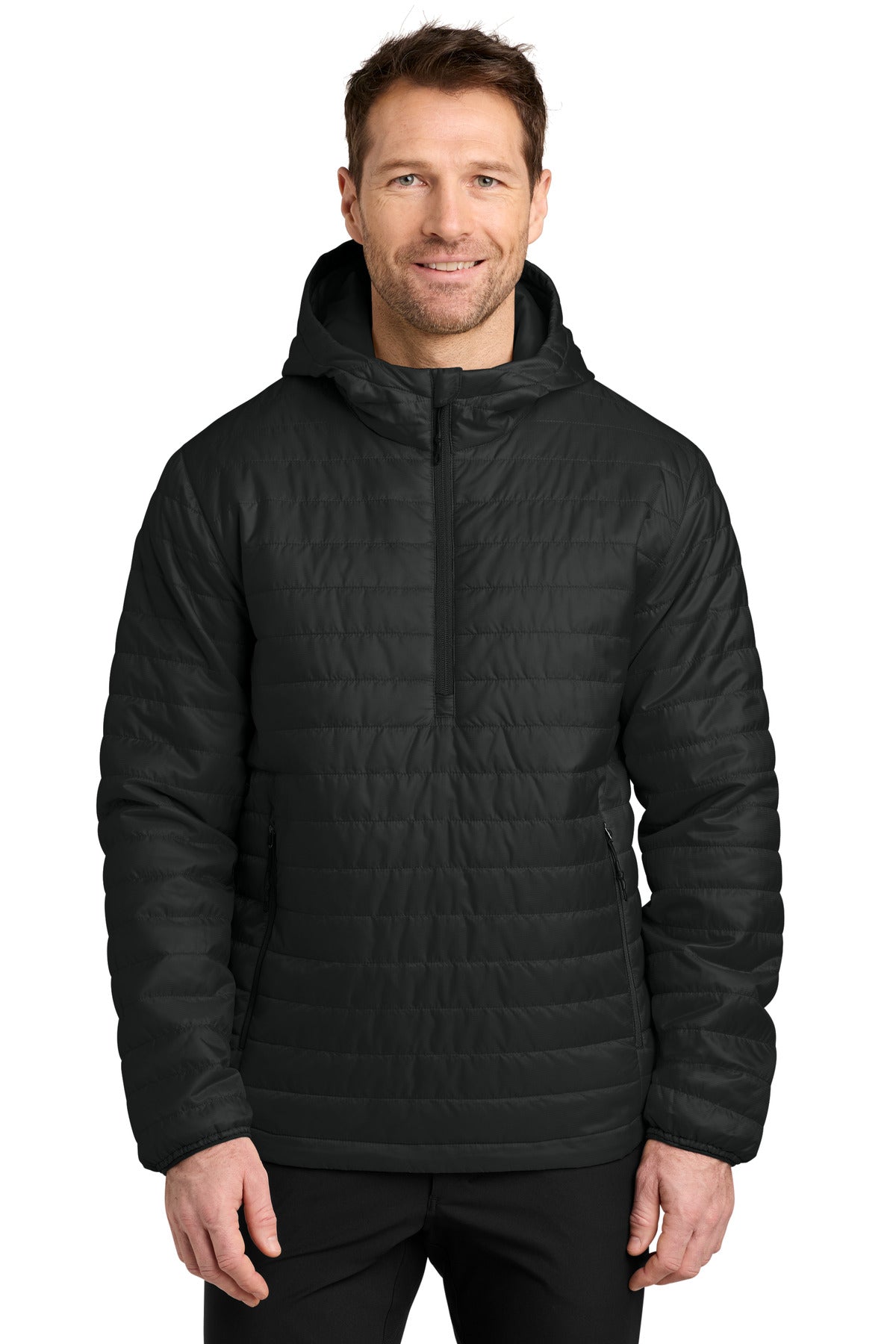 Port Authority Packable Puffy Anorak J855 Deep Black