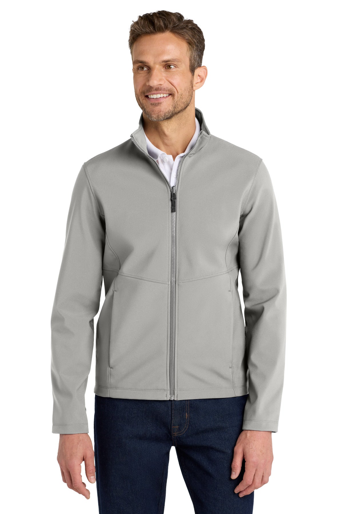 Port Authority Collective Soft Shell Jacket J901 Gusty Grey