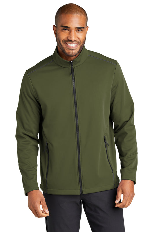 Port Authority Collective Tech Soft Shell Jacket J921 Olive Green