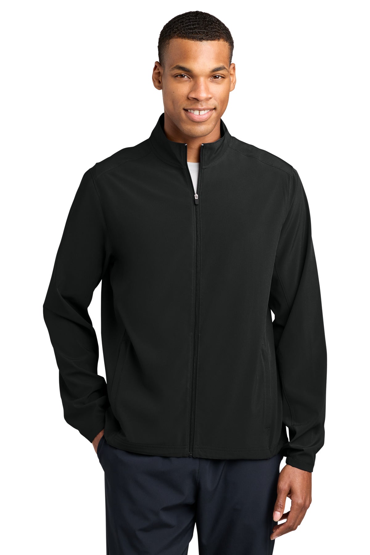 Sport-Tek Repeat Jacket JST480 Black
