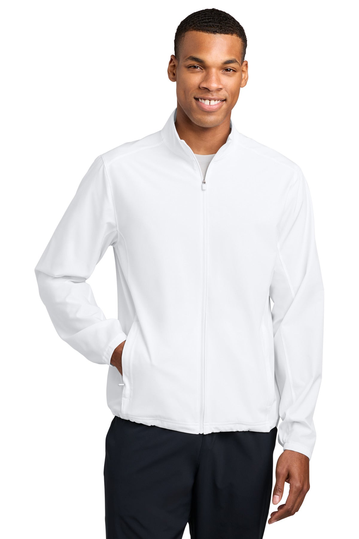 Sport-Tek Repeat Jacket JST480 White