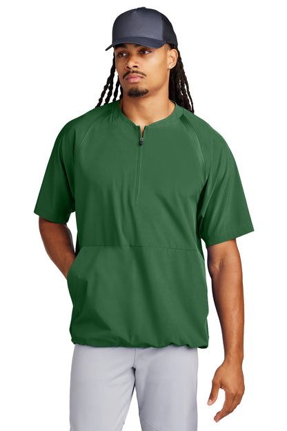Sport-Tek Repeat 1/2-Zip Short Sleeve Jacket JST489 Forest Green